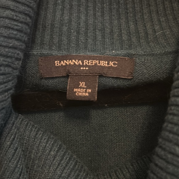Cowl neck deep turquoise sweater - Picture 4 of 6